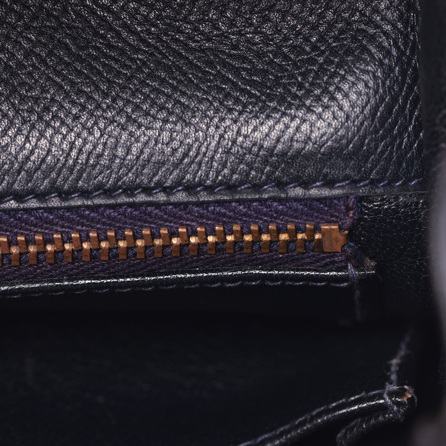 Hermes Courchevel Kelly Retourne 35 Bleu Marine 16 of 44