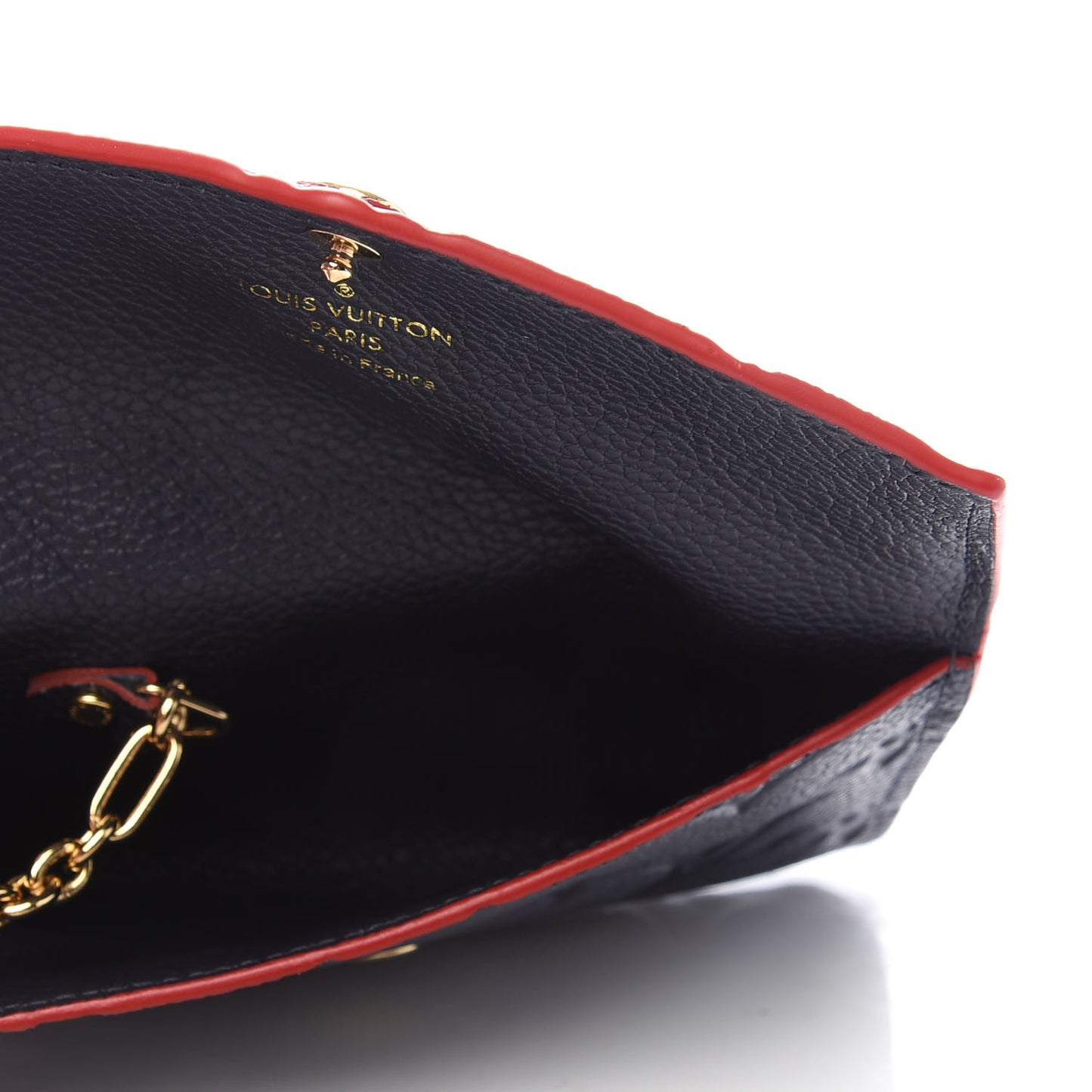 Empreinte Key Pouch Marine Rouge