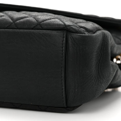 Saint Laurent SAINT LAURENT Calfskin Mixed Matelasse Triquilt Large Monogram Envelope Satchel Deep Marine 10 of 14