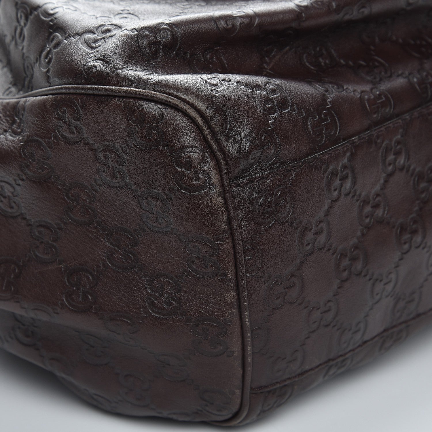 Gucci Guccissima Signature Large Sukey Tote Chocolate 8 of 12