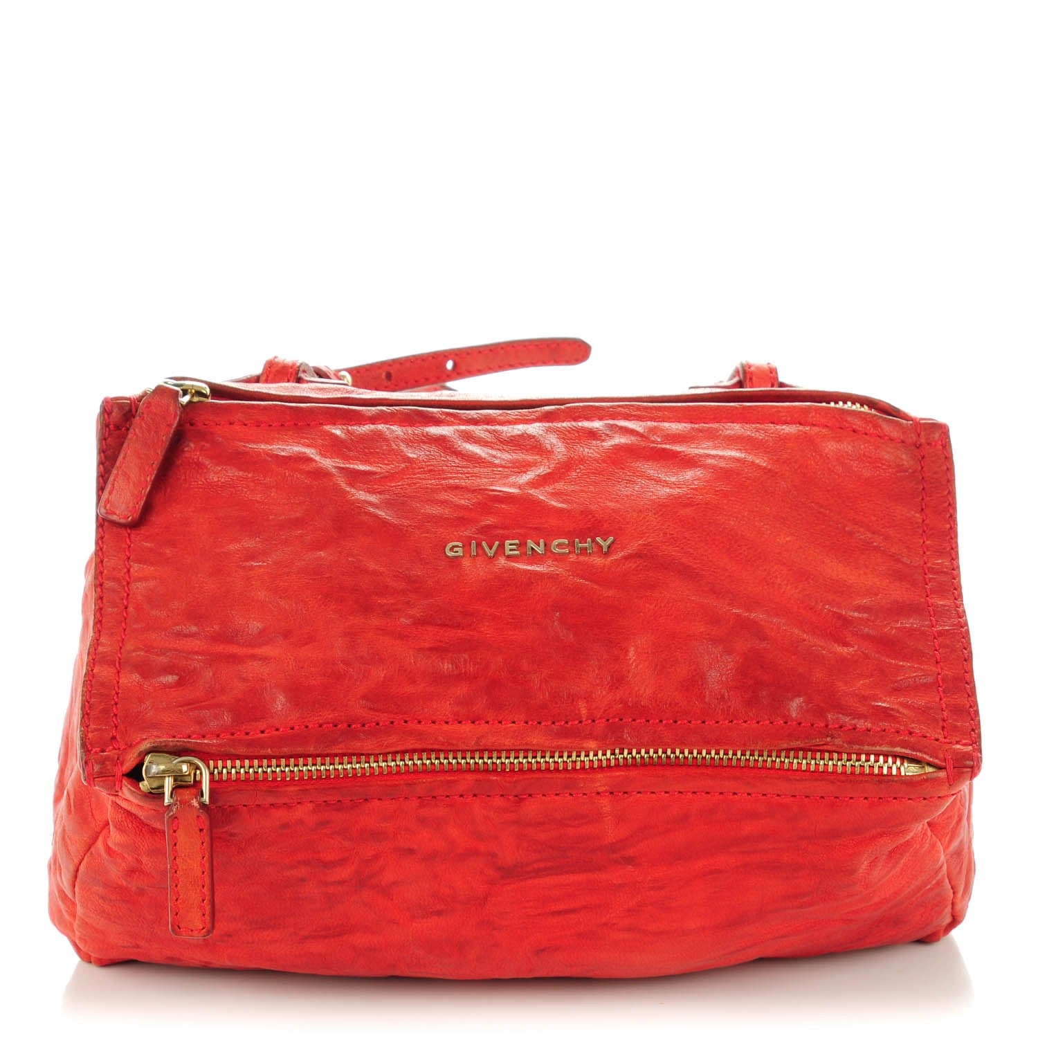 Givenchy Tumbled Sheepskin Mini Pandora Red 1 of 7