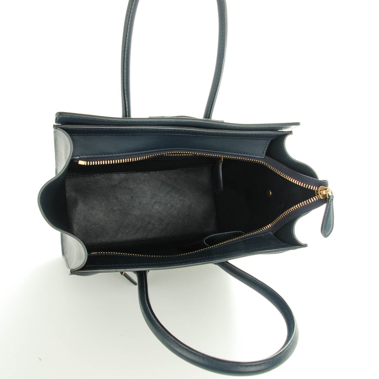 Nubuck Smooth Calfskin Micro Tri-Color Luggage Green