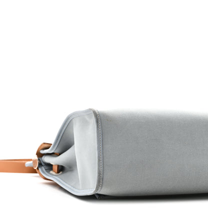 Hermes Military Toile Vache Hunter Herbag Zip PM 31 Bleu Lin 10 of 11