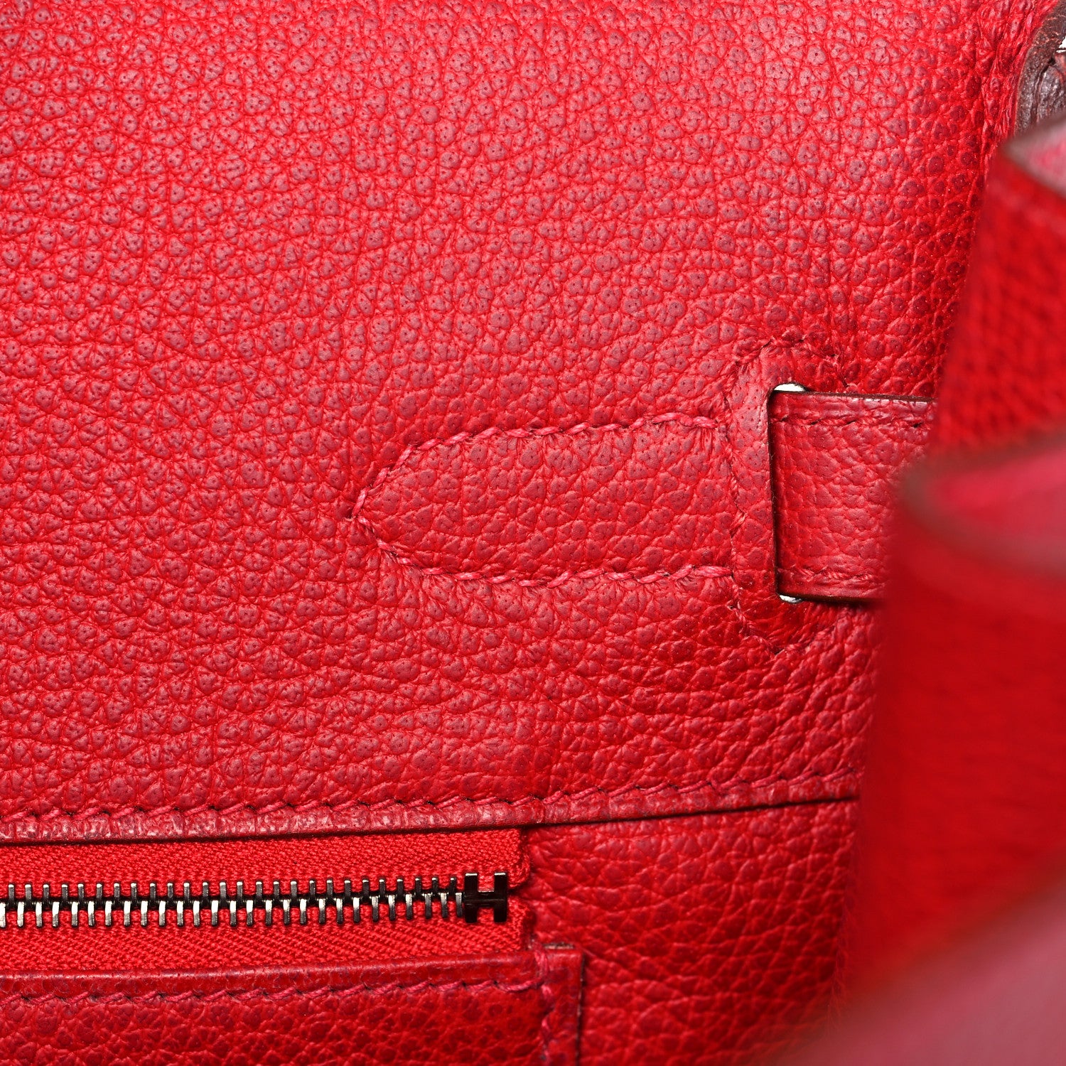 Hermes Buffle Skipper Birkin 35 Rouge Vif 22 of 43
