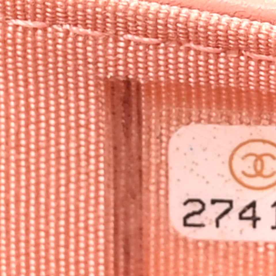 Caviar Quilted Boy Wallet On Chain WOC Pink