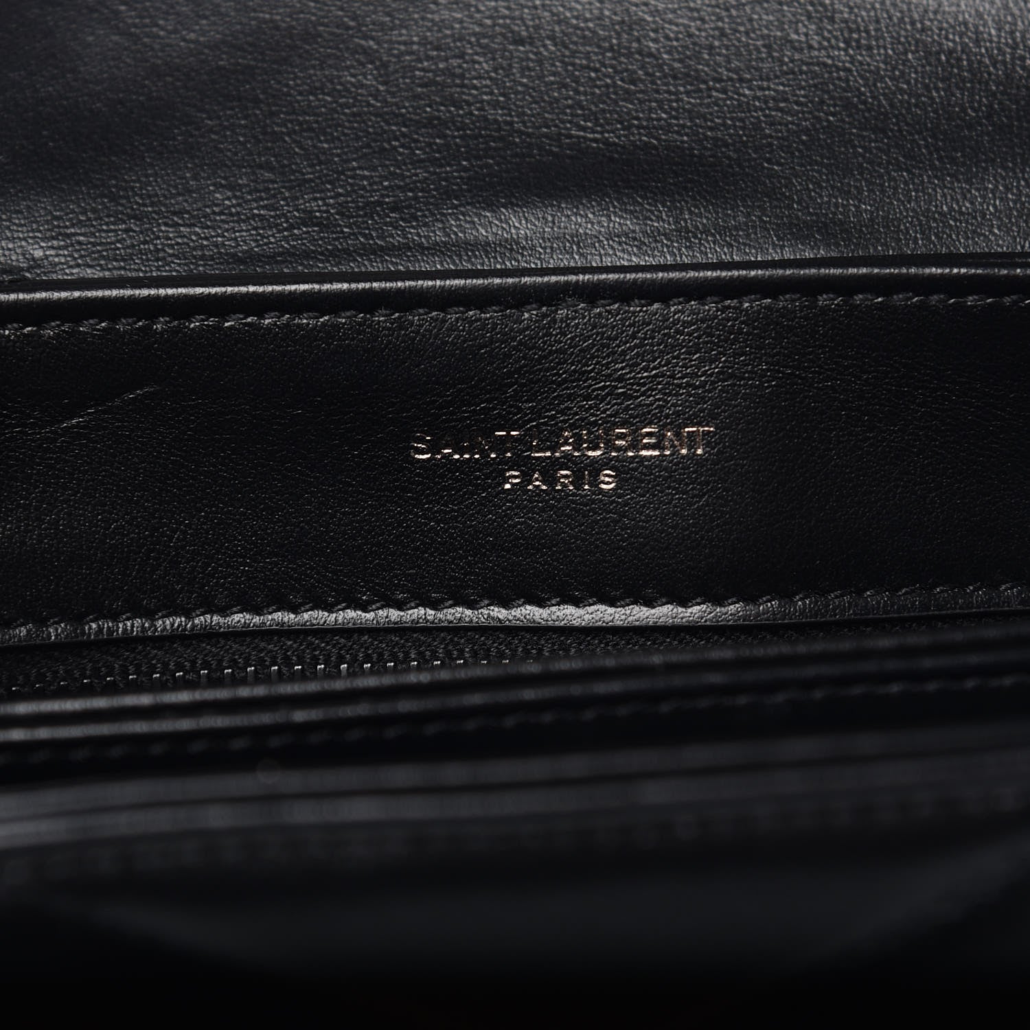 Saint Laurent Calfskin Y Quilted Monogram Toy Loulou Crossbody Bag Black 8 of 9
