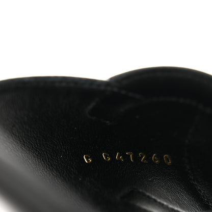 Chanel Lambskin Patent Calfskin CC Cutout Mules 40.5 Black 9 of 11