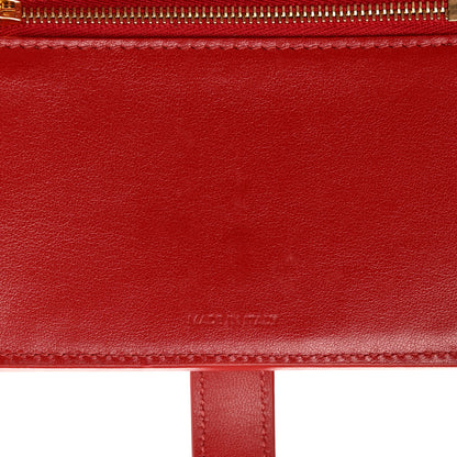 Celine Grained Calfskin Medium Multifunction Strap Wallet Coquelicot 7 of 9