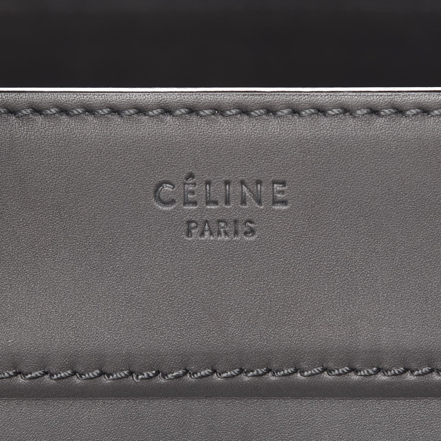 Natural Calfskin Medium Phantom Luggage Grey