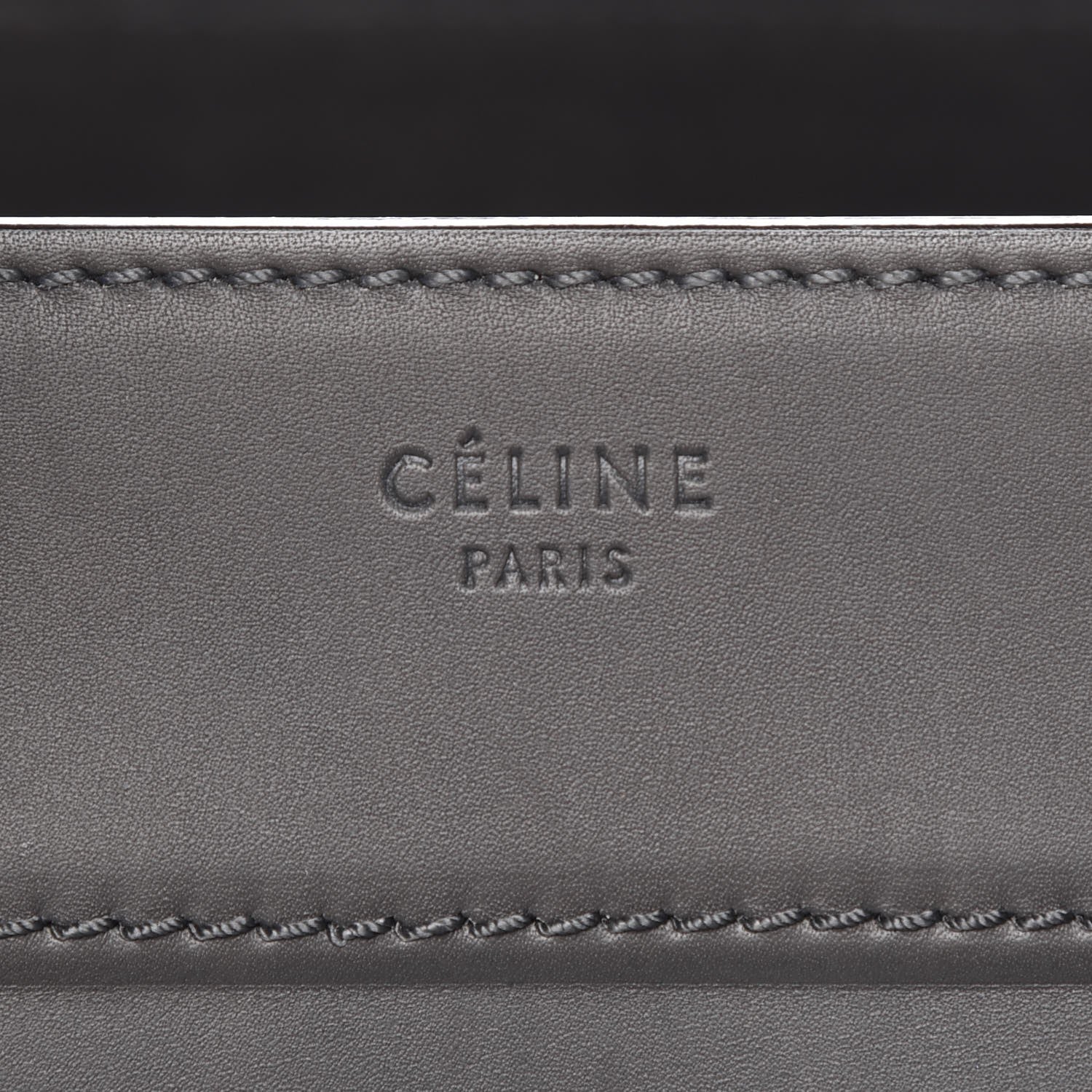 Celine Natural Calfskin Medium Phantom Luggage Grey 8 of 12