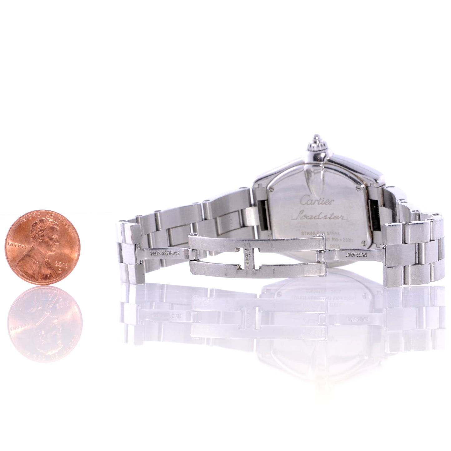 Stainless Steel 31mm Roadster Quartz Watch Pink