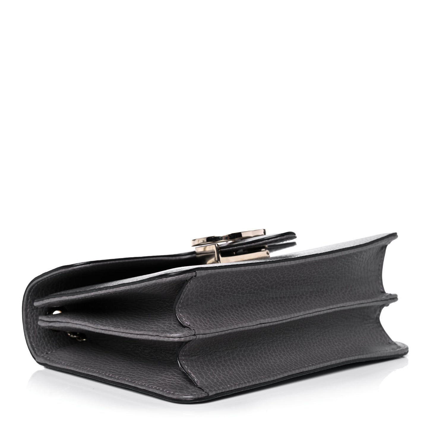 Dollar Calfskin Small Interlocking G Shoulder Bag Loess