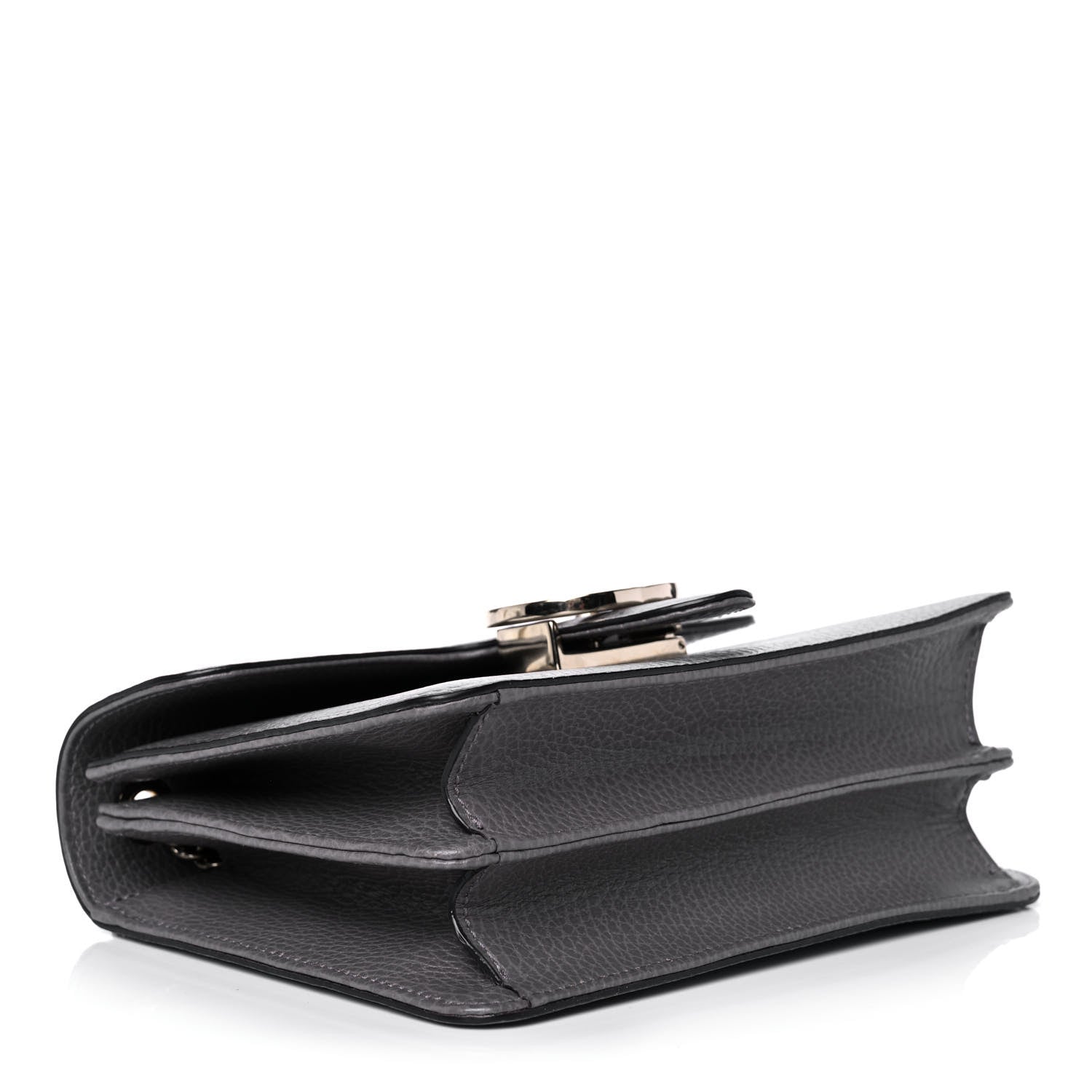 Gucci Dollar Calfskin Small Interlocking G Shoulder Bag Loess 4 of 12