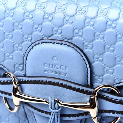 Gucci Microguccissima Medium Emily Chain Shoulder Bag Mineral Blue 6 of 11