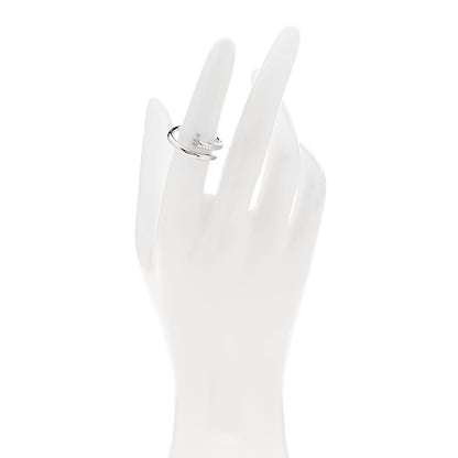 Cartier 18K White Gold Diamond Juste Un Clou Ring 53 6.25 2 of 6