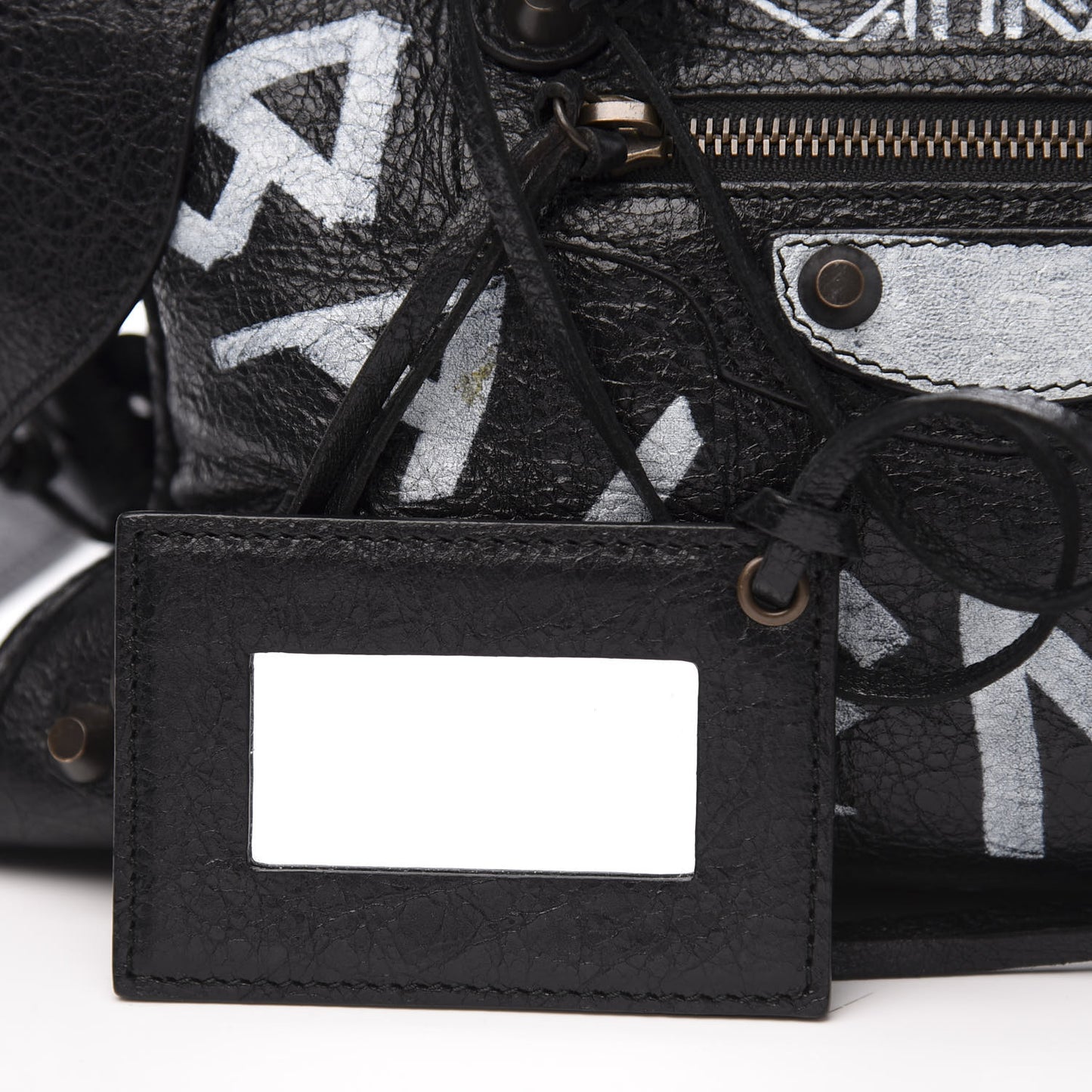 Agneau Classic Hardware Graffiti All Over S City Black