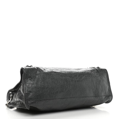 Balenciaga Agneau Classic Silver Hardware City Gris Fossile 3 of 8