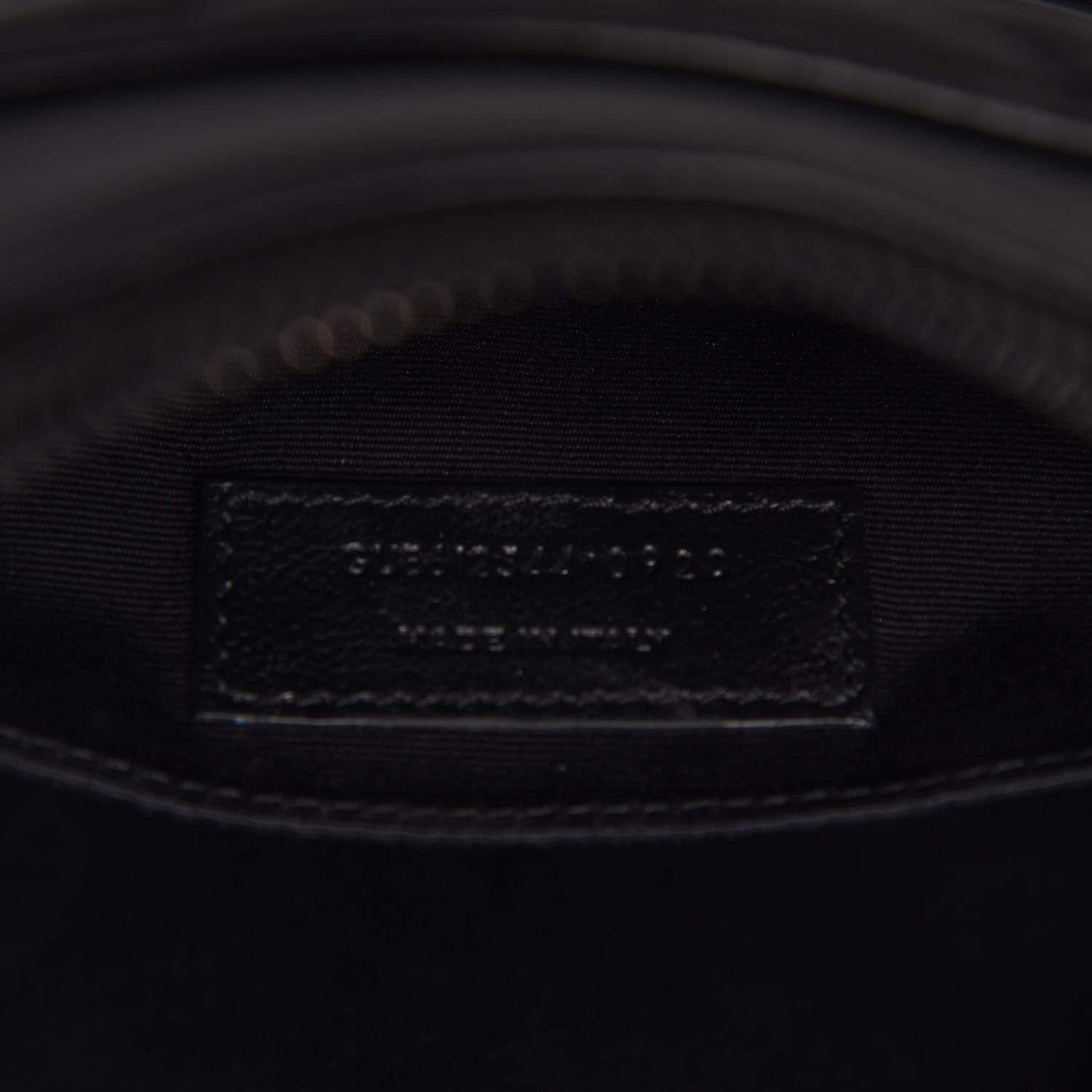 Saint Laurent Calfskin Matelasse Monogram Lou Camera Bag Black 9 of 11