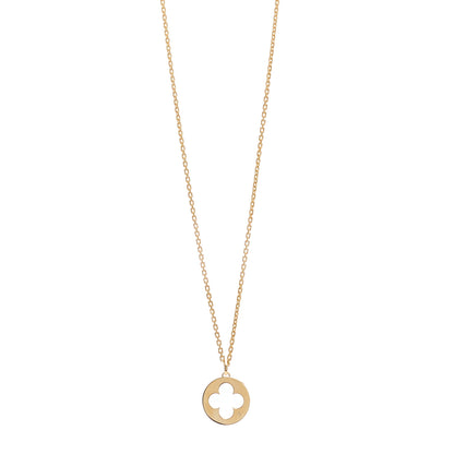Louis Vuitton 18K Yellow Gold Empreinte Medallion Necklace 1 of 6