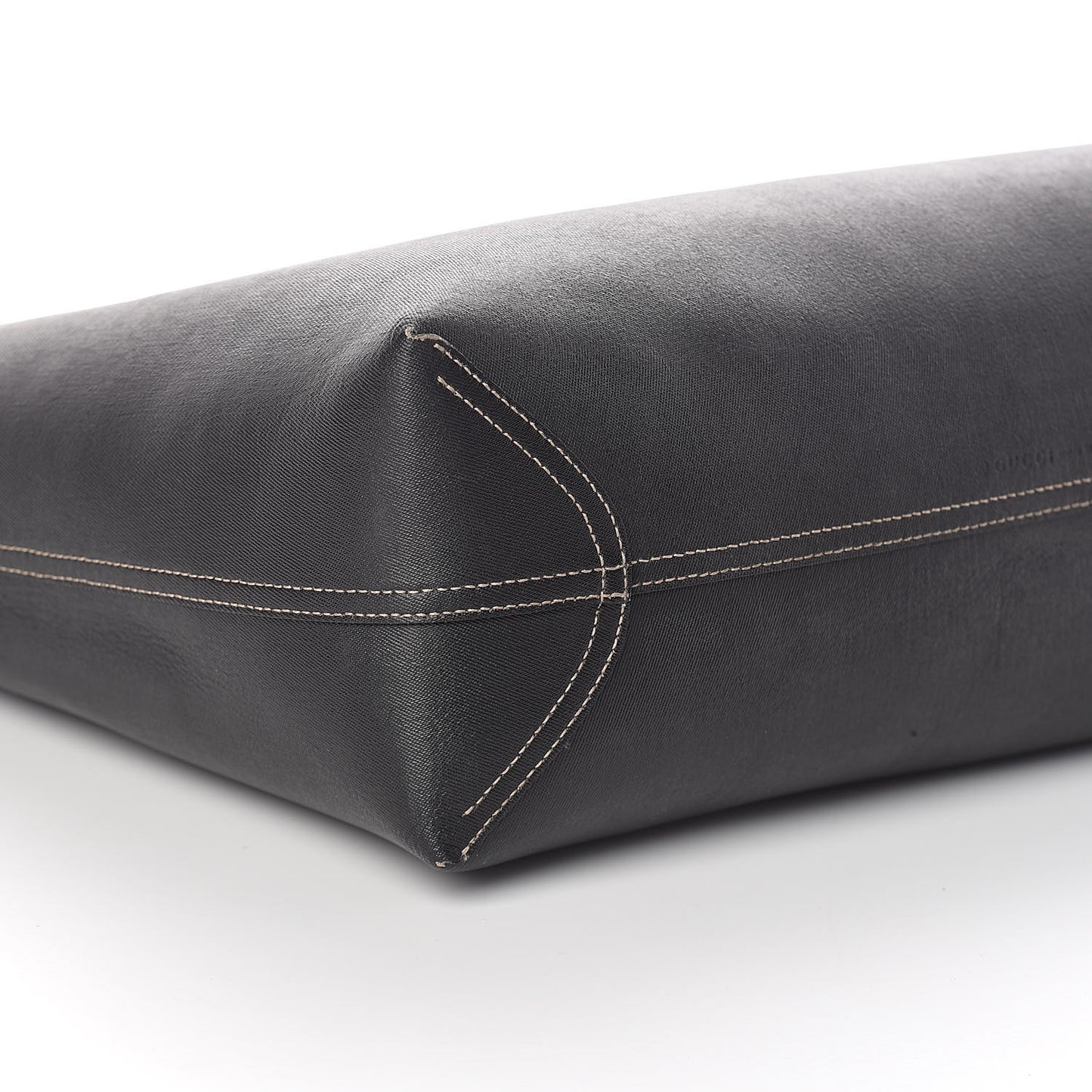 Calfskin GG Supreme Monogram Medium Reversible Tote Black