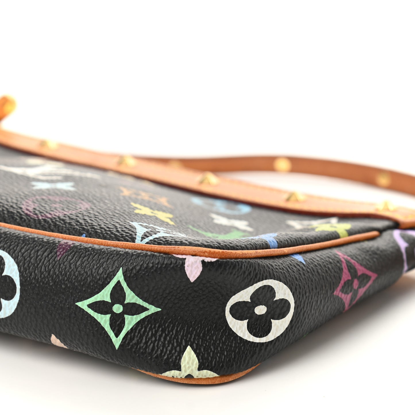 Monogram Multicolor Pochette Accessories Black