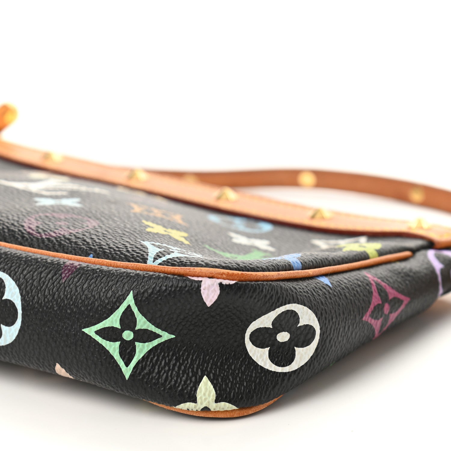 Louis Vuitton Monogram Multicolor Pochette Accessories Black 8 of 11