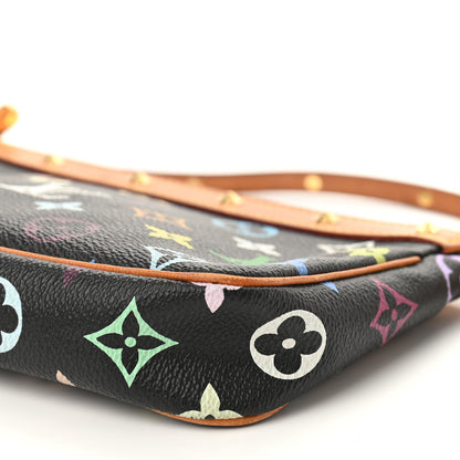 Louis Vuitton Monogram Multicolor Pochette Accessories Black 8 of 11