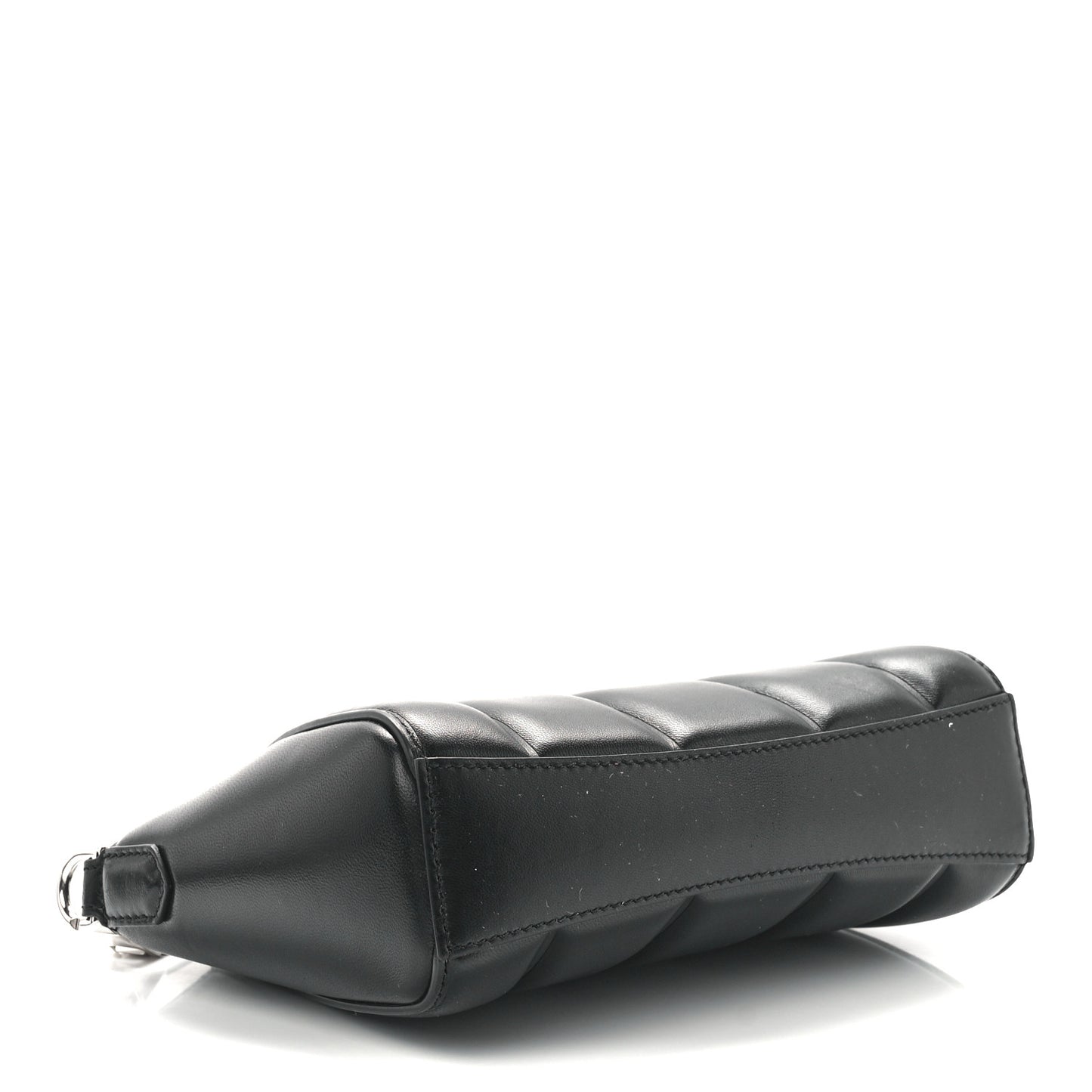 Calfskin XS Lock Antigona Shoulder Bag Black