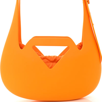 Bottega Veneta Rubberized Canvas Punch Tote Tangerine 6 of 9