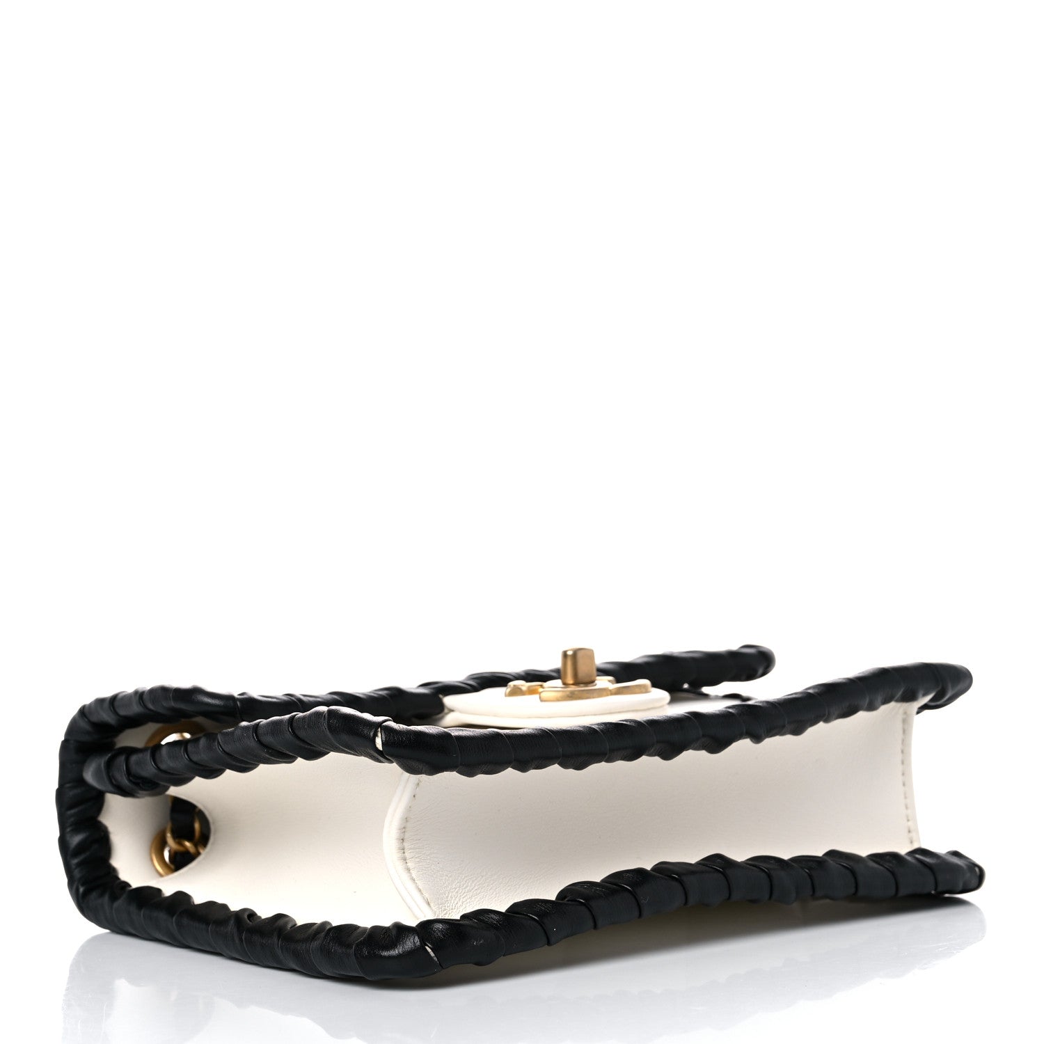 Chanel Braided Calfskin Mini My Own Frame Flap White 4 of 13