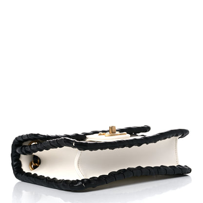 Chanel Braided Calfskin Mini My Own Frame Flap White 4 of 13