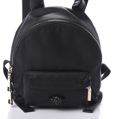 Versace Nylon Mini Palazzo Backpack Black 6 of 8
