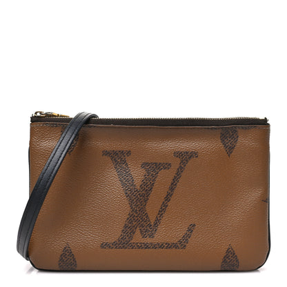 Louis Vuitton Reverse Monogram Giant Double Zip Pochette 1 of 13