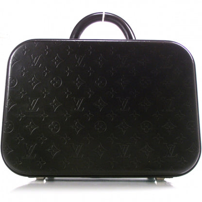 Louis Vuitton Monogram Glace Valisette MM Case Black 1 of 8