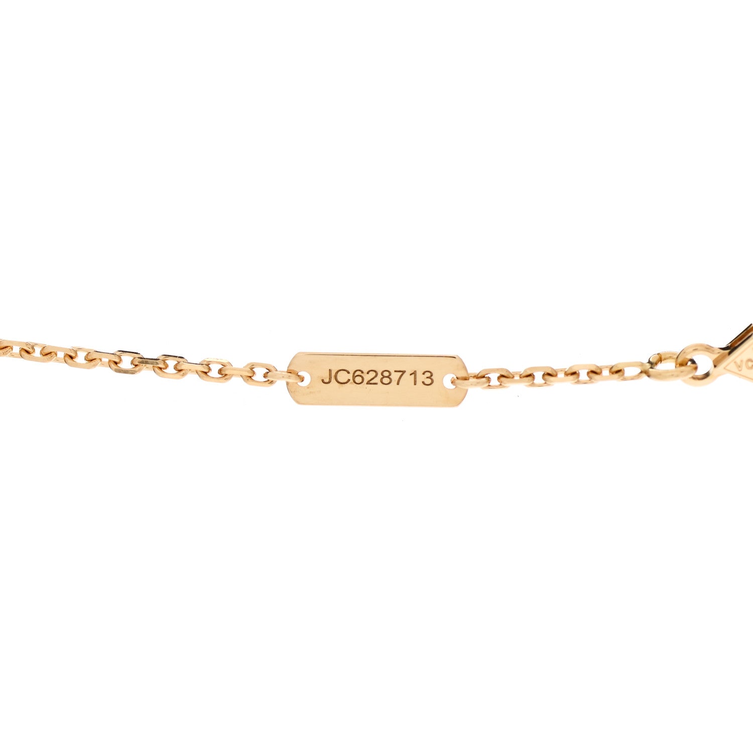Van Cleef & Arpels 18K Yellow Gold Vintage Alhambra Pendant Necklace 5 of 6