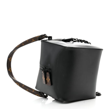 Louis Vuitton Calfskin Monogram Square Bag Black 4 of 7