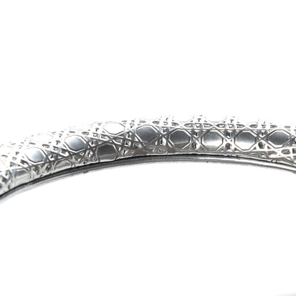 Christian Dior Metallic Patent Micro-Cannage Medium Lady Dior Silver 15 of 17