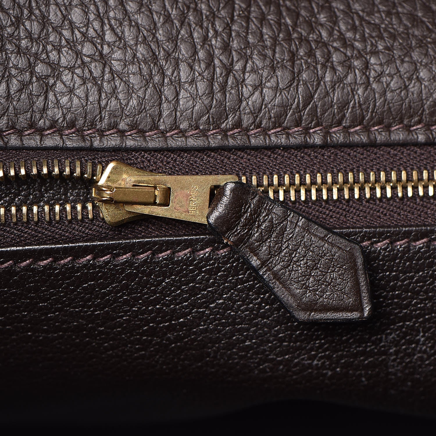 Hermes Taurillon Clemence Kelly Retourne 35 Chocolate 28 of 38