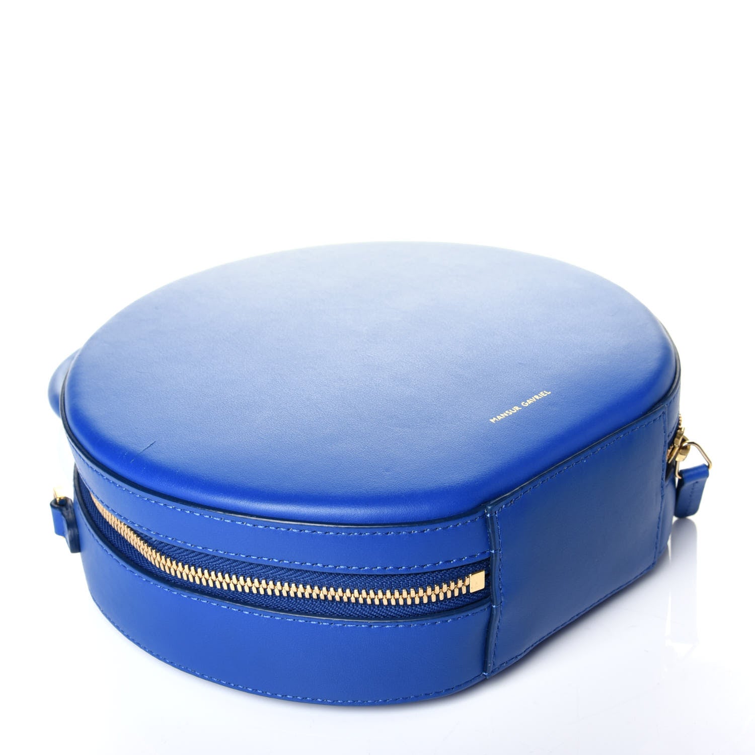Mansur Gavriel Calfskin Circle Crossbody Bag Royal 5 of 9