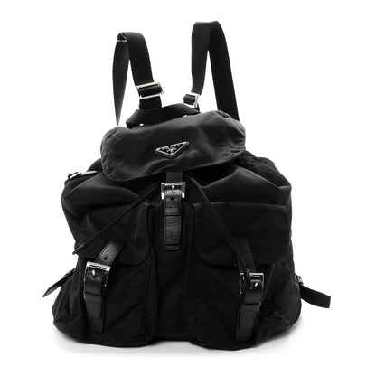 Prada Re-Nylon Saffiano Medium Backpack Black 1 of 11