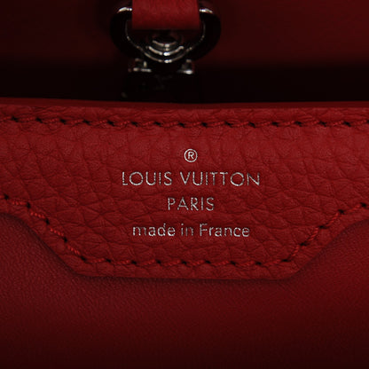 Louis Vuitton Taurillon Capucines PM Rubis 6 of 6
