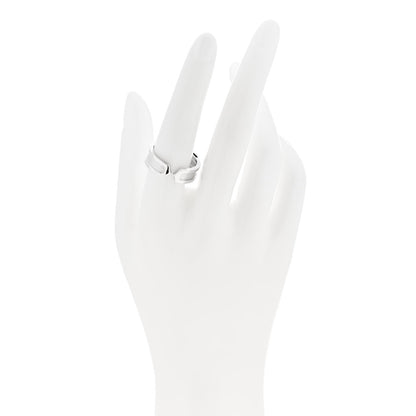 Cartier 18K White Gold 6.5mm C De Cartier Ring 57 8 2 of 5
