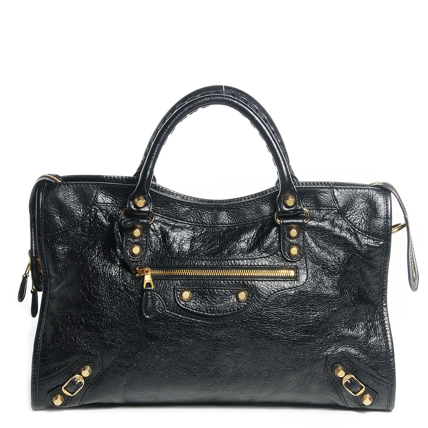 Agneau Giant 12 Gold Hardware City Black