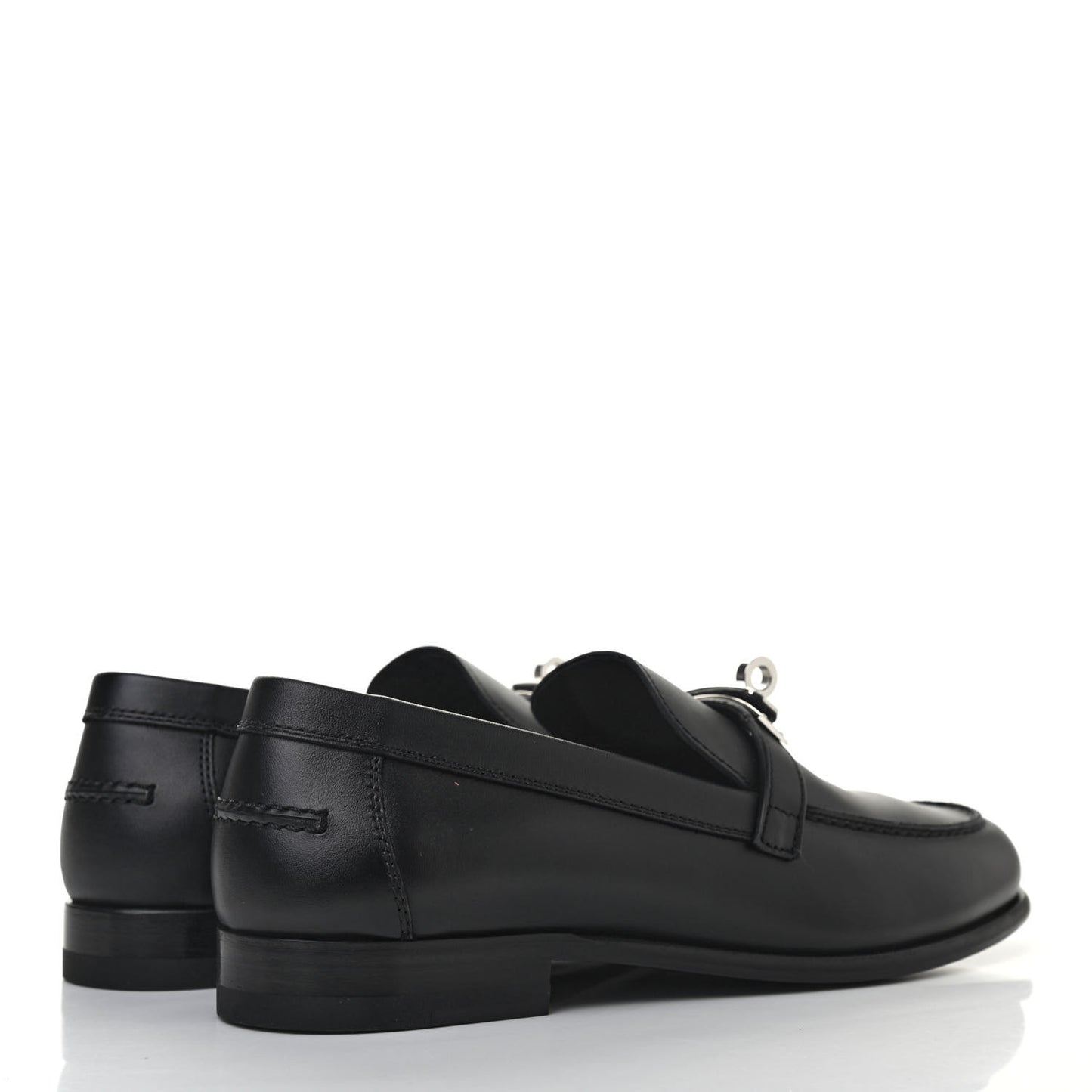 Calfskin Womens Destin Loafer 37 Black