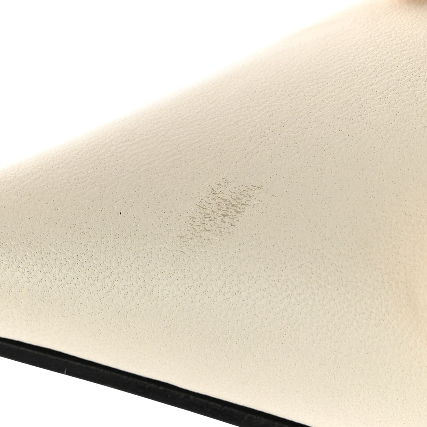 Gucci Nappa Lumiere Deva Horsebit Chain Embellished Flats 37.5 Dusty White 11 of 12