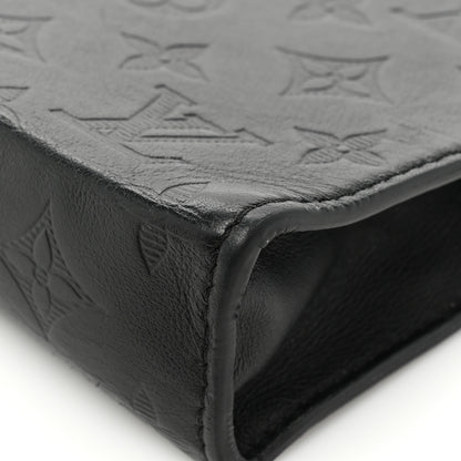 Louis Vuitton Calfskin Monogram Shadow Gaston Wearable Wallet 13 of 15