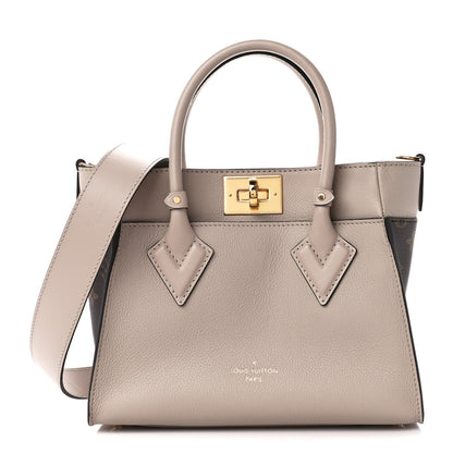 Louis Vuitton Calfskin Monogram On My Side PM Greige 1 of 11