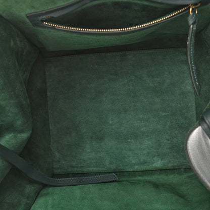 Celine Smooth Calfskin Medium Phantom Luggage Bottle Green 6 of 10