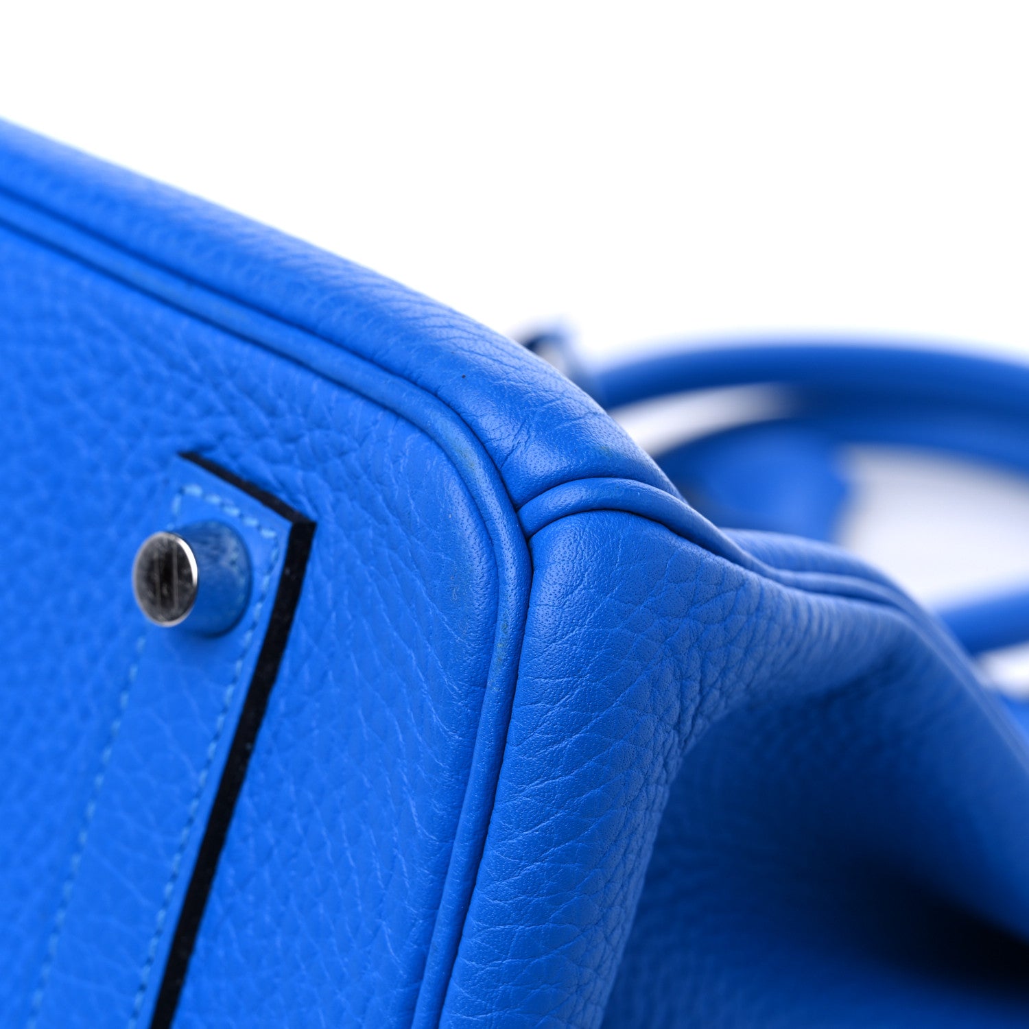 Hermes Taurillon Clemence BIRKIN 35 Bleu Hydra 8 of 11
