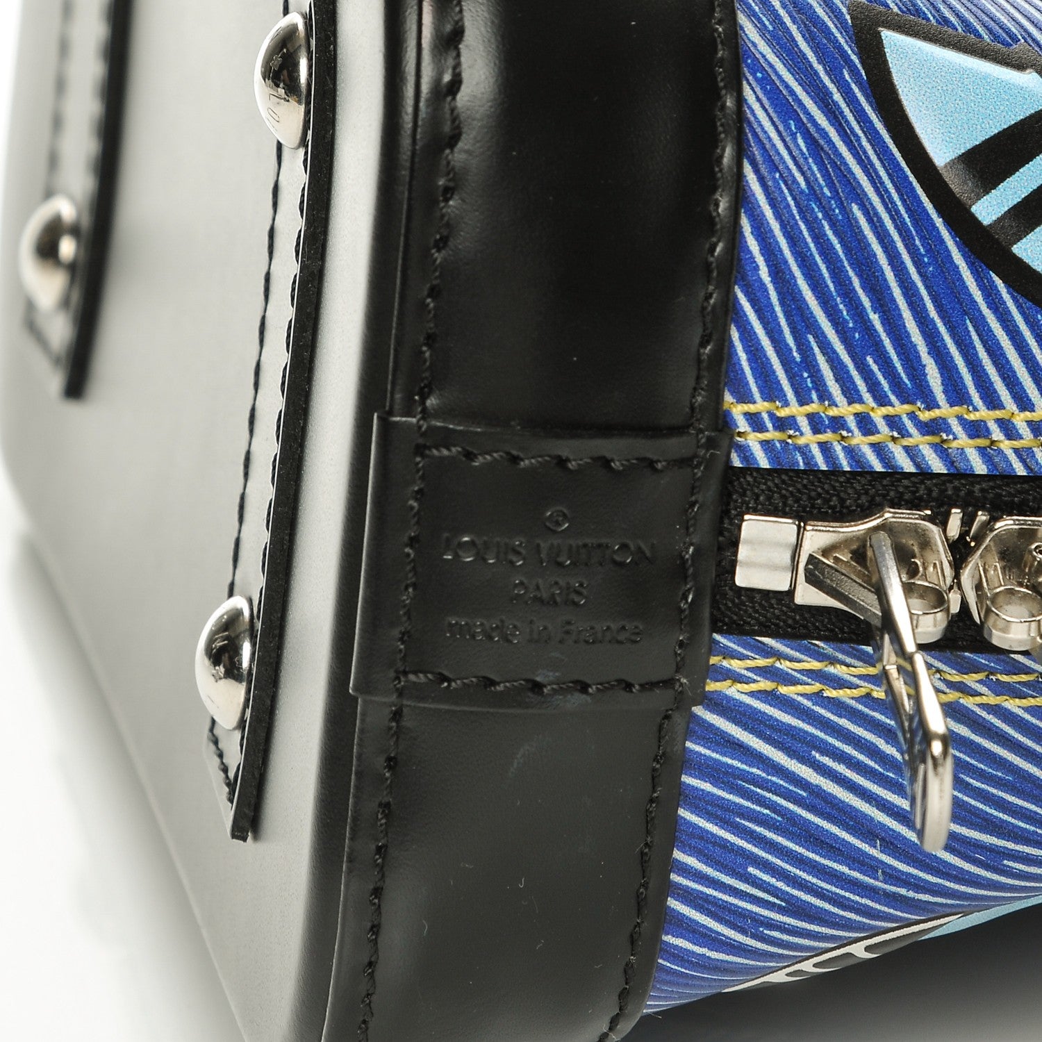 Louis Vuitton Epi Azteque Alma BB Denim Light 6 of 6